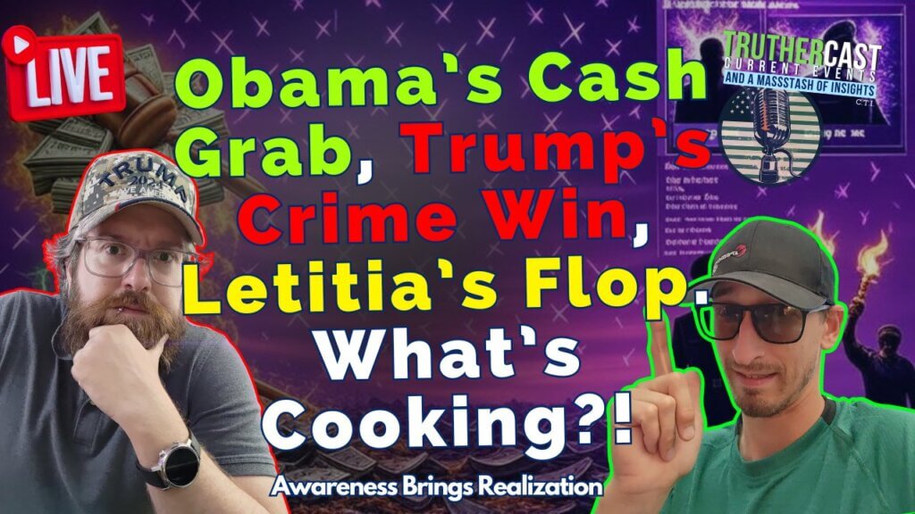 Obama’s Cash Grab Smashes as Trump’s Crime Win and Letitia Flop Ignite