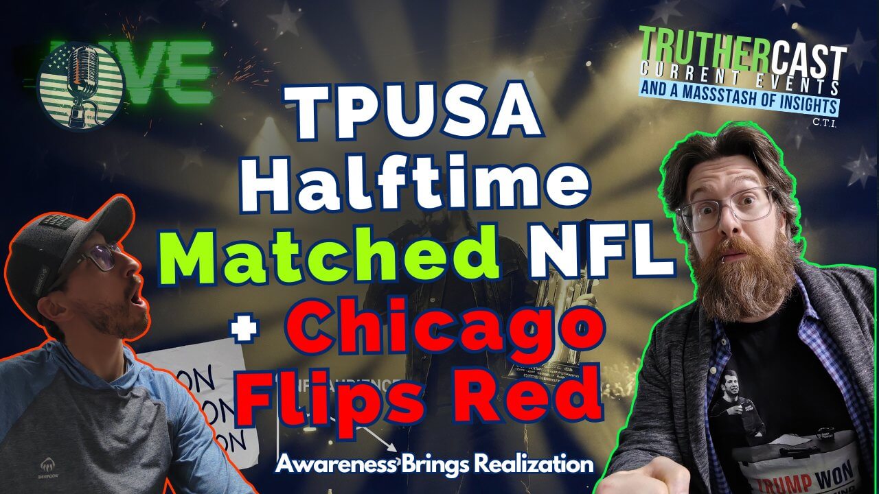 TPUSA Halftime Matched NFL Viewers + Chicago Flips Red